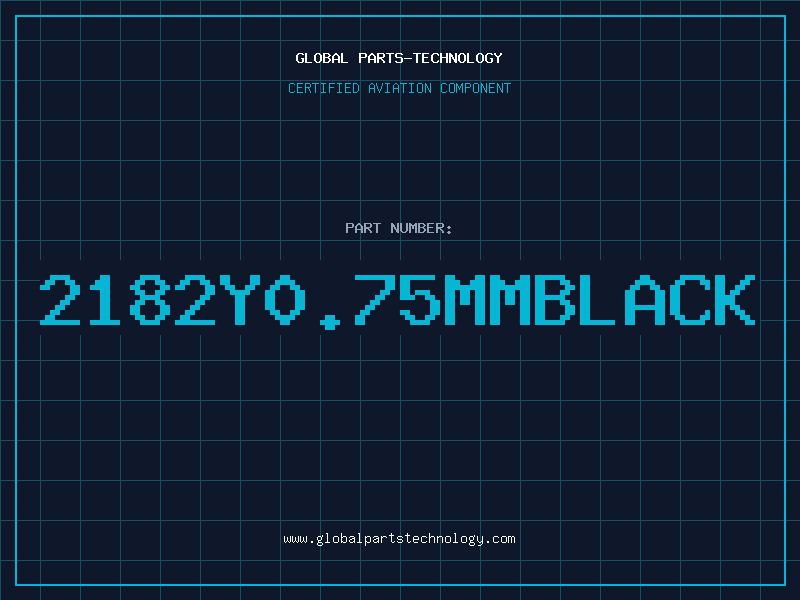 Aviation Part 2182Y0.75MMBLACK