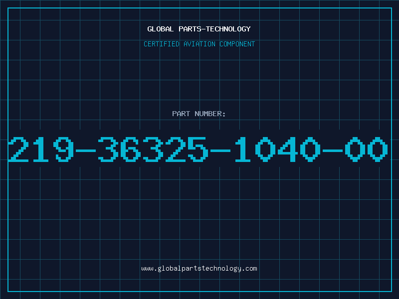 Aviation Part 219-36325-1040-00