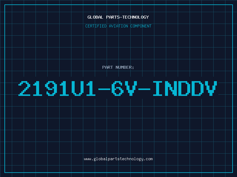 Aviation Part 2191U1-6V-INDDV