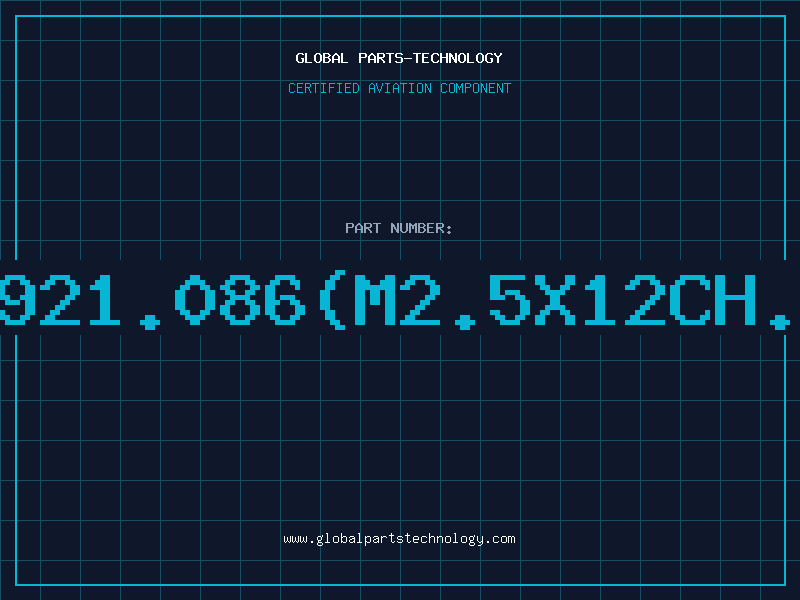 Aviation Part 21921.086(M2.5X12CH.HD