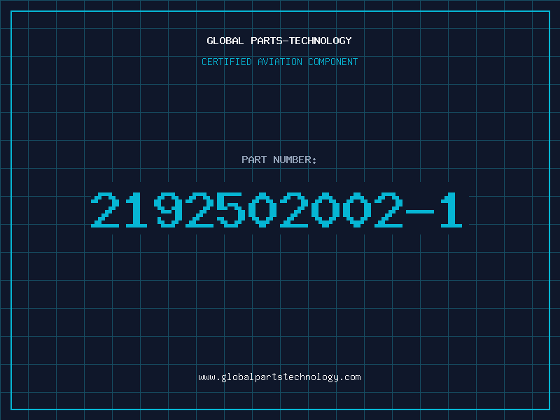 Aviation Part 2192502002-1