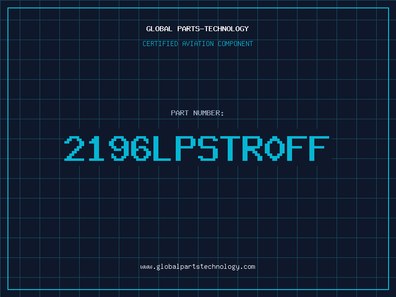 Aviation Part 2196LPSTR0FF