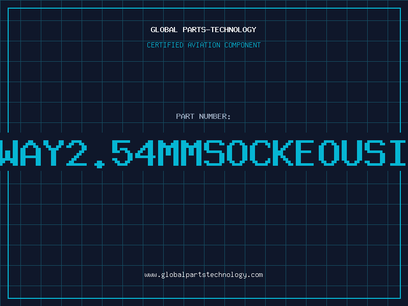 Aviation Part 22-01-20959WAY2.54MMSOCKEOUSINGCONNECTOR