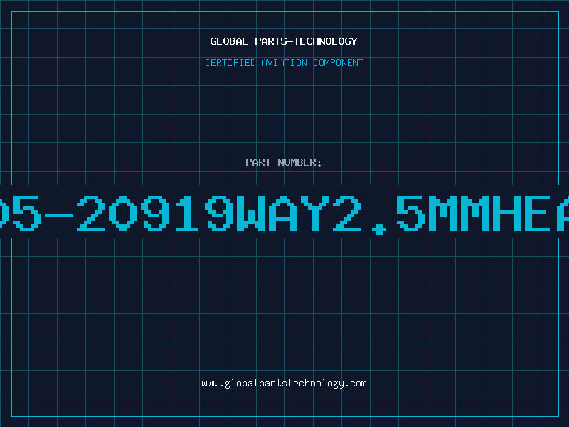 Aviation Part 22-05-20919WAY2.5MMHEADER
