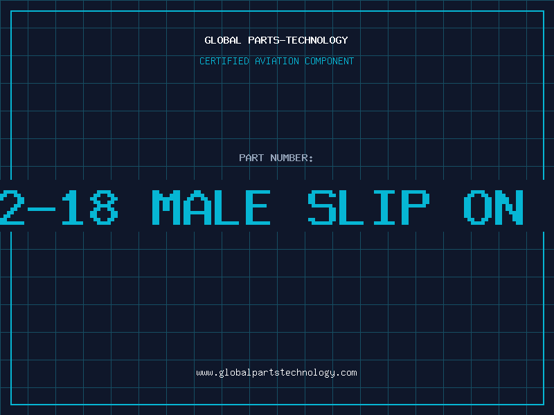Aviation Part 22-18 MALE SLIP ON 3