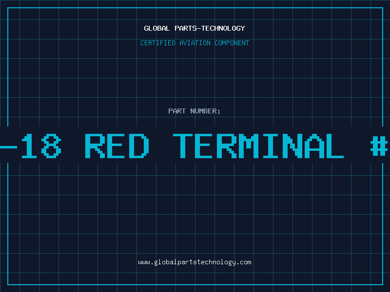 Aviation Part 22-18 Red Terminal # 6