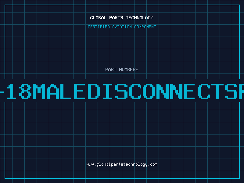 Aviation Part 22-18MALEDISCONNECTSRED