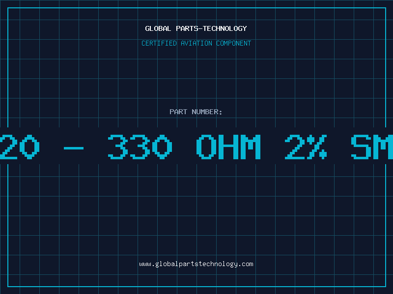 Aviation Part 220 - 330 OHM 2% SMD