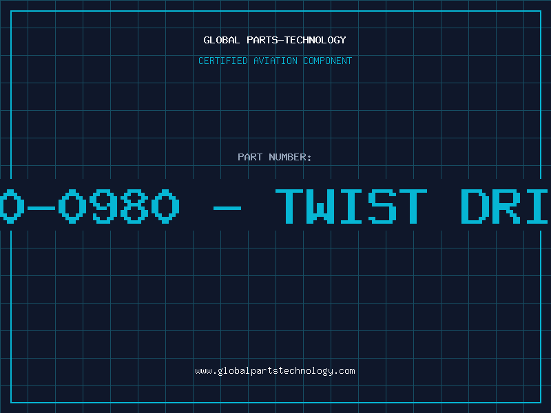 Aviation Part 220-0980 - TWIST DRILL