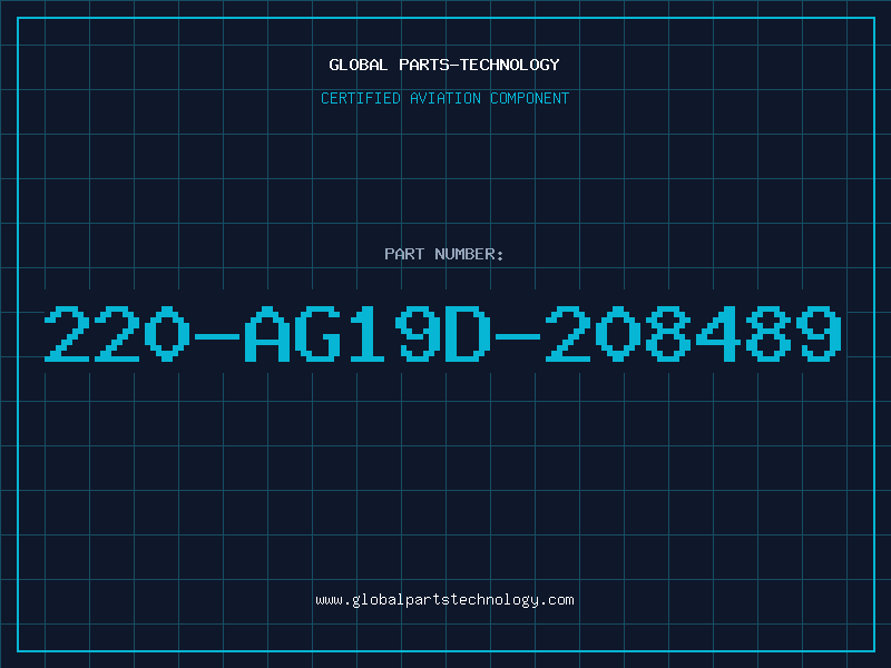 Aviation Part 220-AG19D-208489