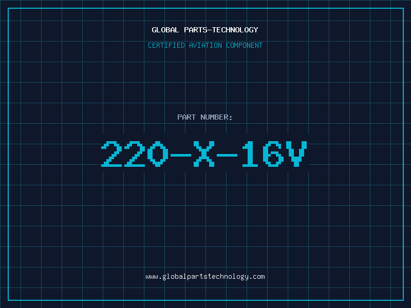 Aviation Part 220-X-16V