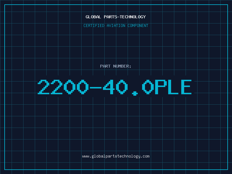 Aviation Part 2200-40.0PLE