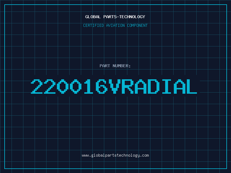 Aviation Part 220016VRADIAL