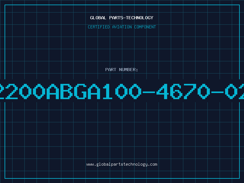 Aviation Part 2200ABGA100-4670-02