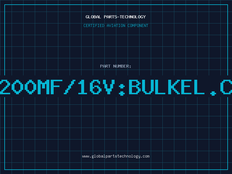 Aviation Part 2200MF/16V:BULKEL.CA