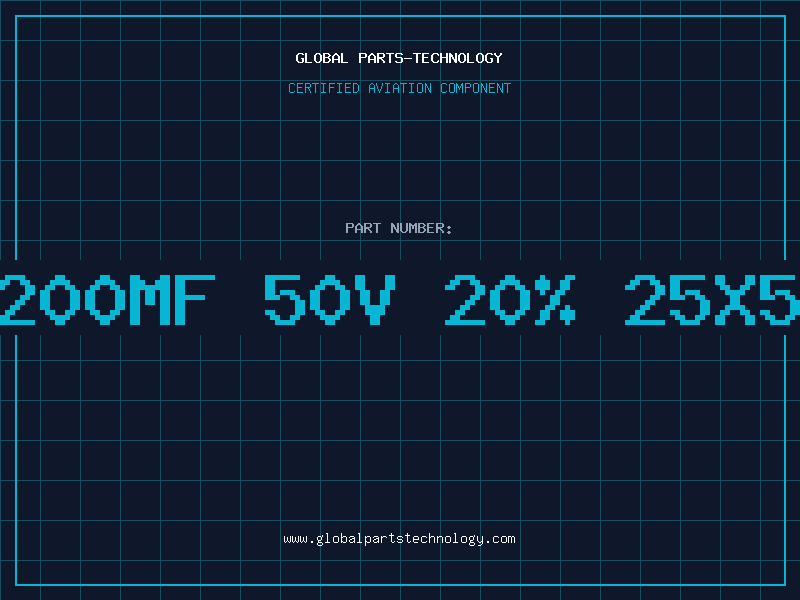 Aviation Part 2200MF 50V 20% 25X50