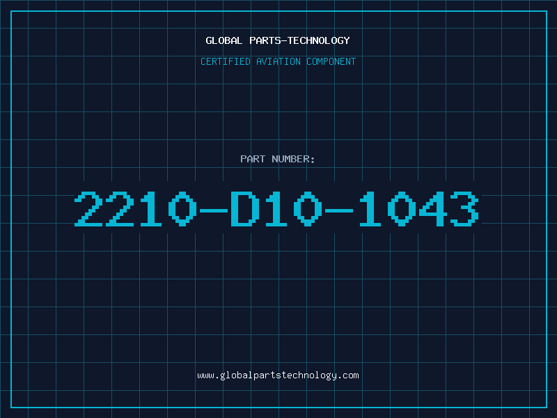 Aviation Part 2210-D10-1043