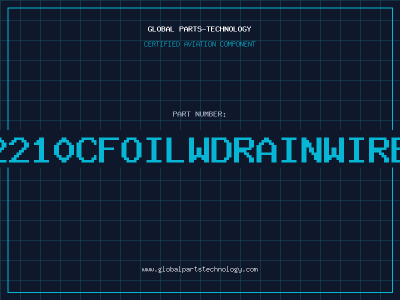 Aviation Part 2210CFOILWDRAINWIRE