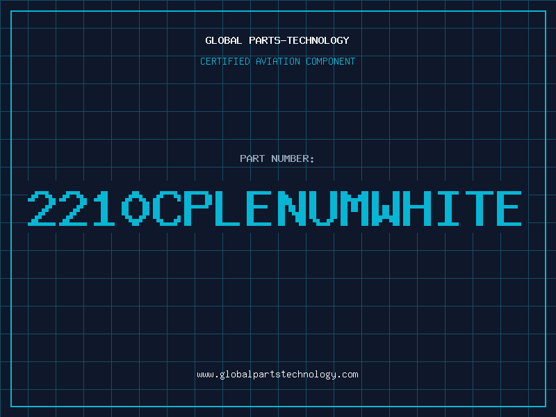 Aviation Part 2210CPLENUMWHITE