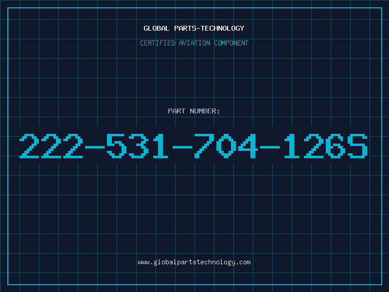 Aviation Part 222-531-704-126S