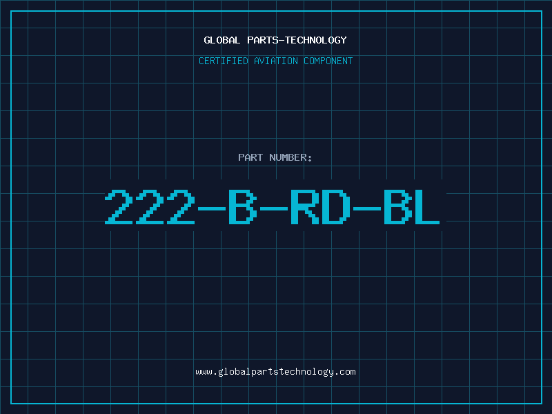 Aviation Part 222-B-RD-BL