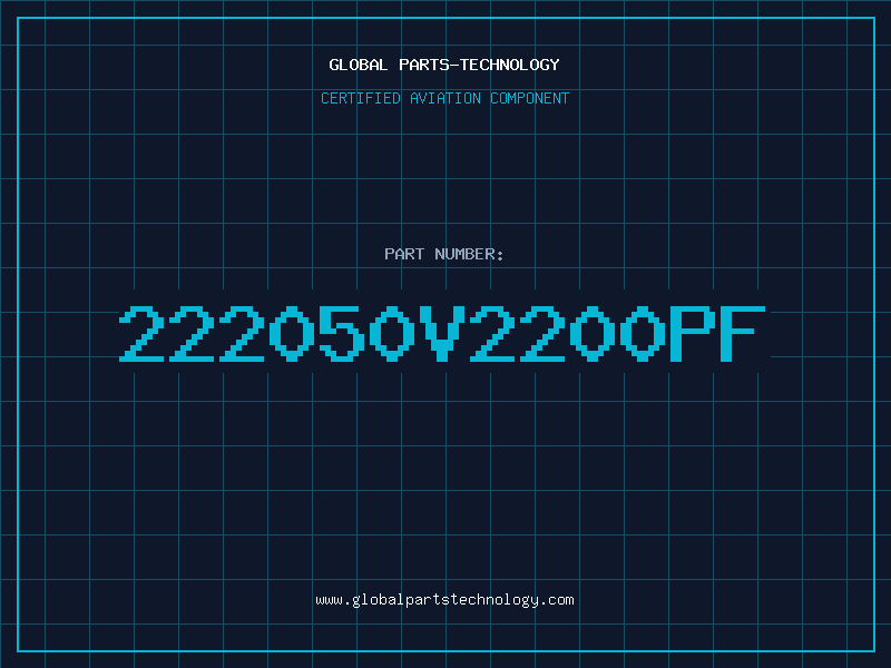 Aviation Part 222050V2200PF