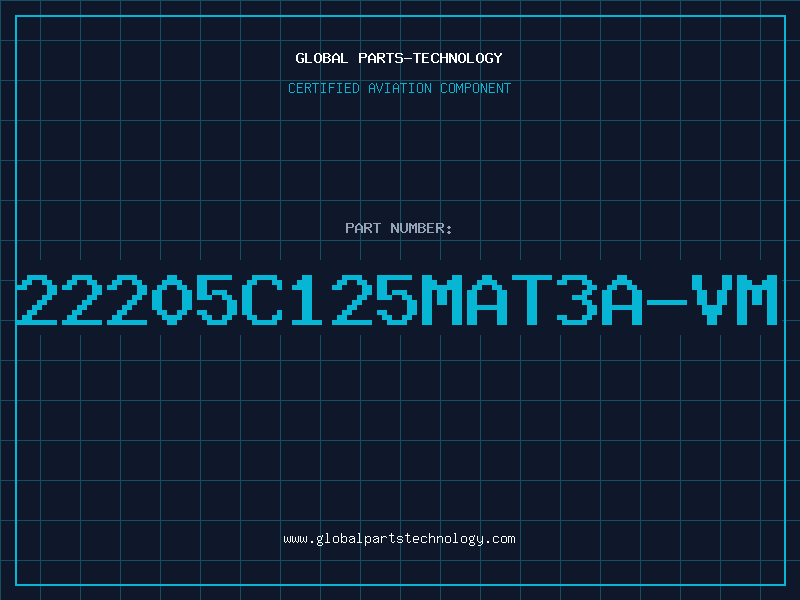 Aviation Part 22205C125MAT3A-VM