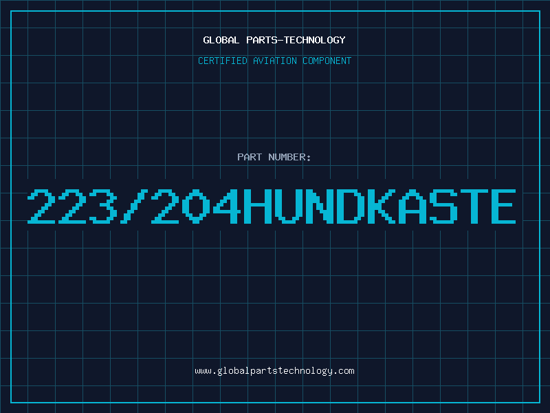 Aviation Part 223/204HUNDKASTE