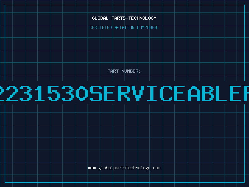 Aviation Part 2231530serviceablep