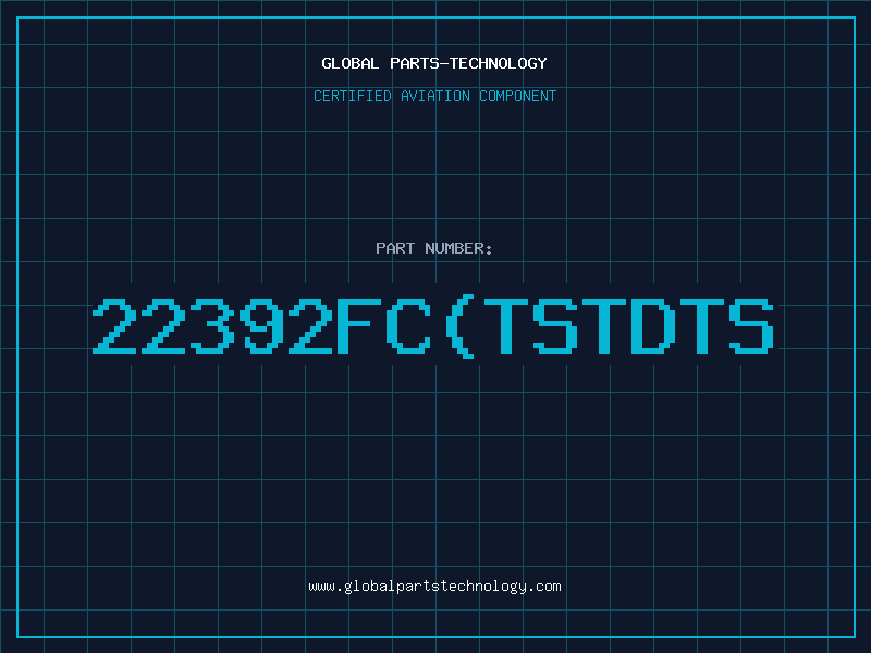 Aviation Part 22392FC(TSTDTS