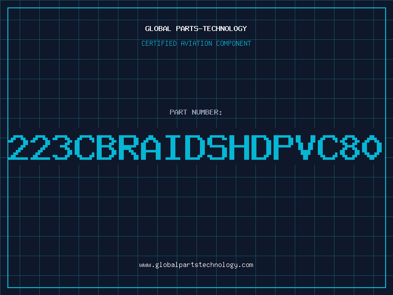 Aviation Part 223CBRAIDSHDPVC80