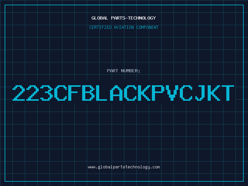 Aviation Part 223CFBLACKPVCJKT