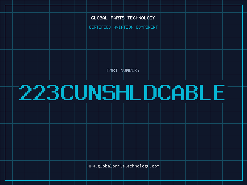 Aviation Part 223CUNSHLDCABLE