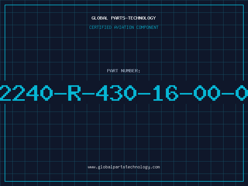 Aviation Part 2240-R-430-16-00-0