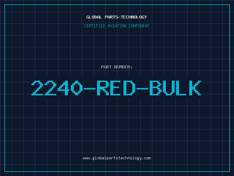 Aviation Part 2240-RED-BULK