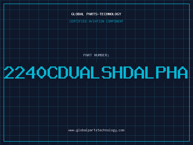 Aviation Part 2240CDUALSHDALPHA