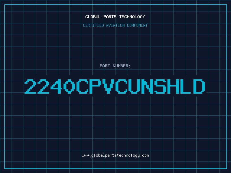 Aviation Part 2240CPVCUNSHLD