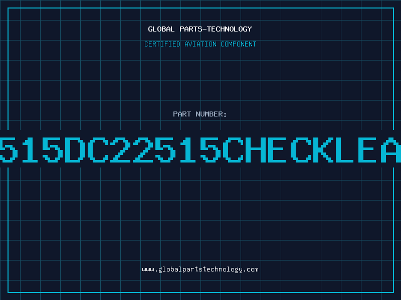 Aviation Part 22515DC22515CHECKLEADS