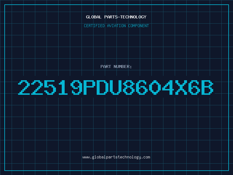 Aviation Part 22519PDU8604X6B