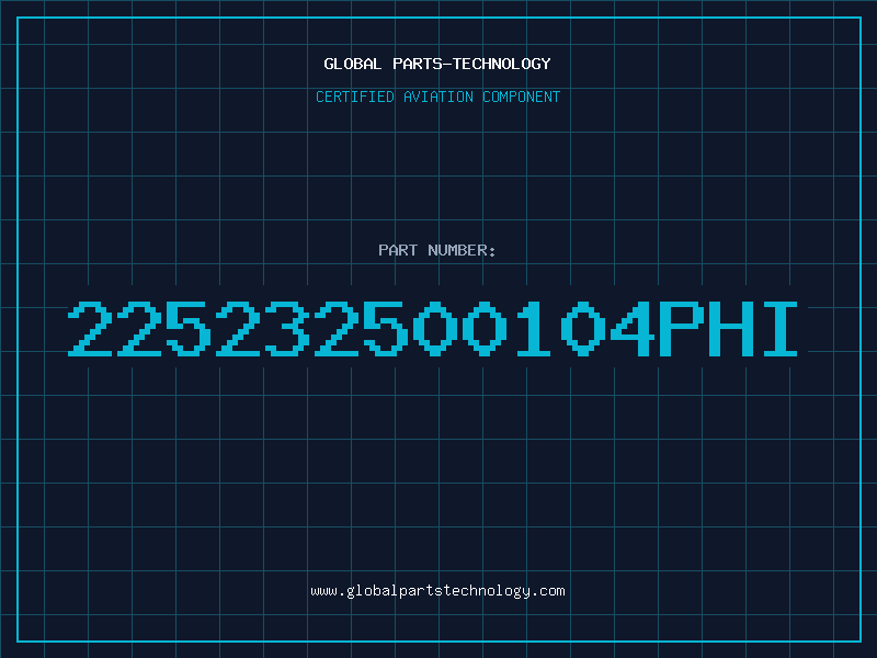 Aviation Part 225232500104PHI