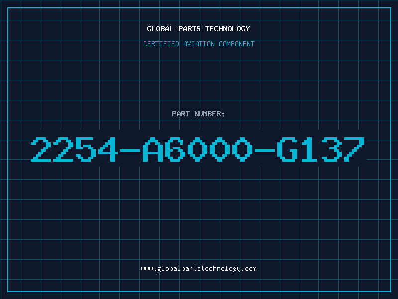 Aviation Part 2254-A6000-G137