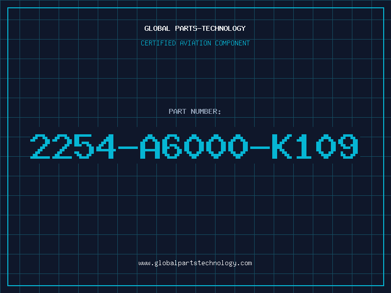 Aviation Part 2254-A6000-K109