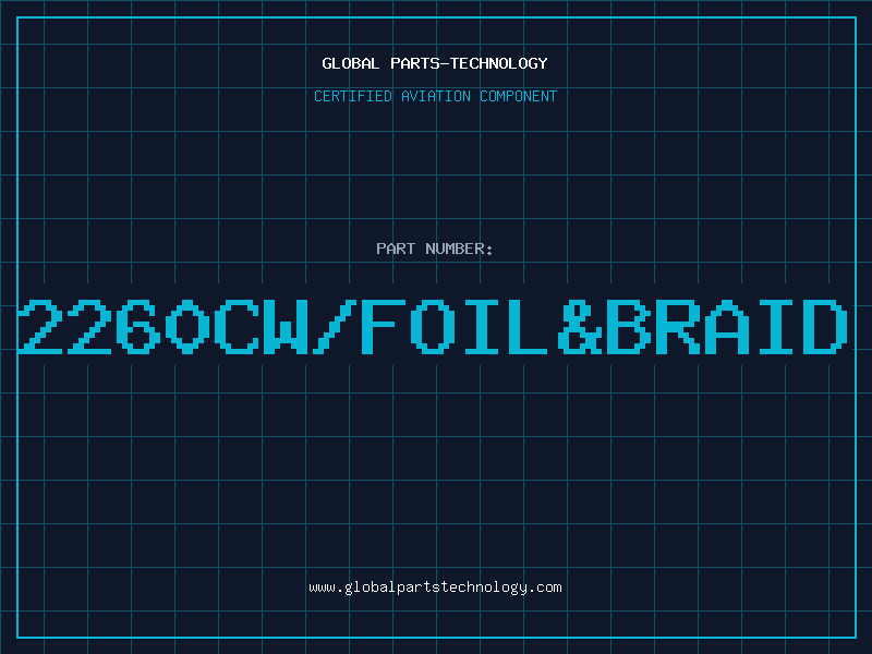 Aviation Part 2260CW/FOIL&BRAID