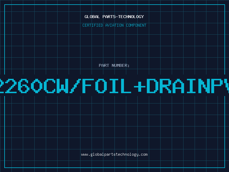 Aviation Part 2260CW/FOIL+DRAINPV