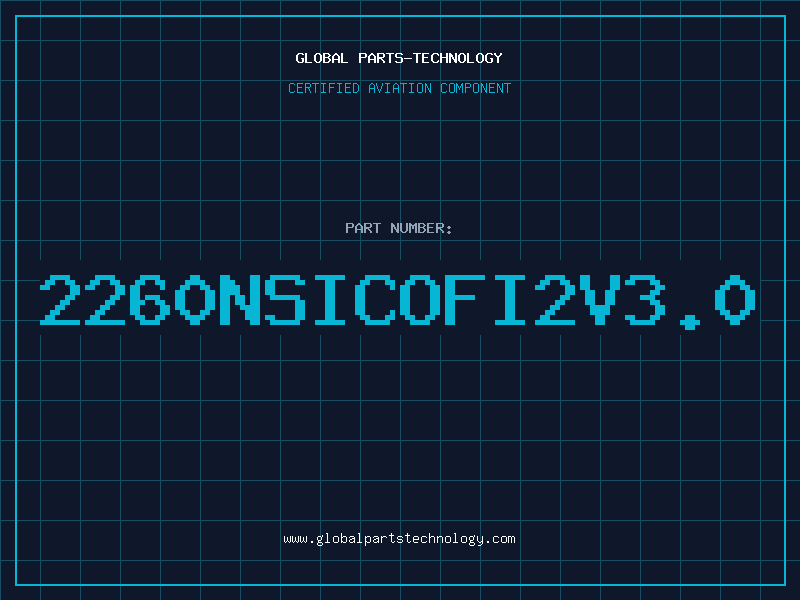 Aviation Part 2260NSICOFI2V3.0