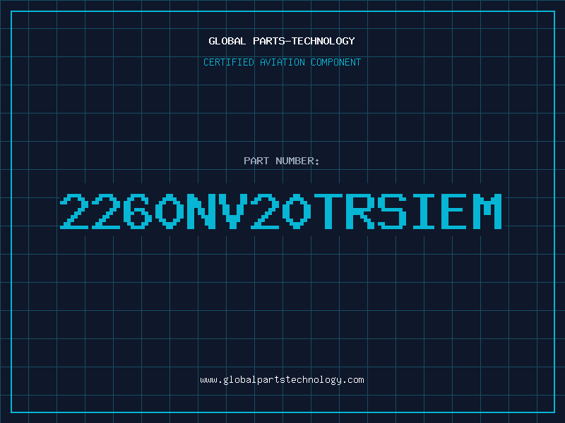 Aviation Part 2260NV20TRSIEM