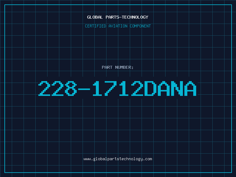 Aviation Part 228-1712DANA