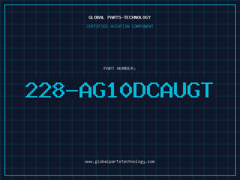 Aviation Part 228-AG10DCAUGT