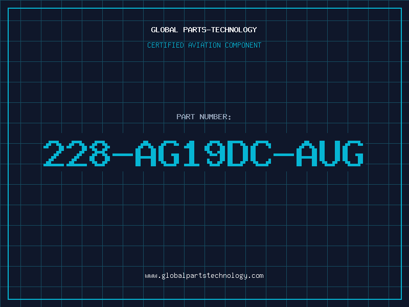 Aviation Part 228-AG19DC-AUG