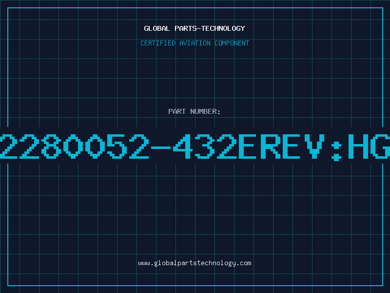 Aviation Part 2280052-432EREV:HG